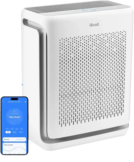 Levoit Vital 200S-P Smart Air Purifier - White/Grey